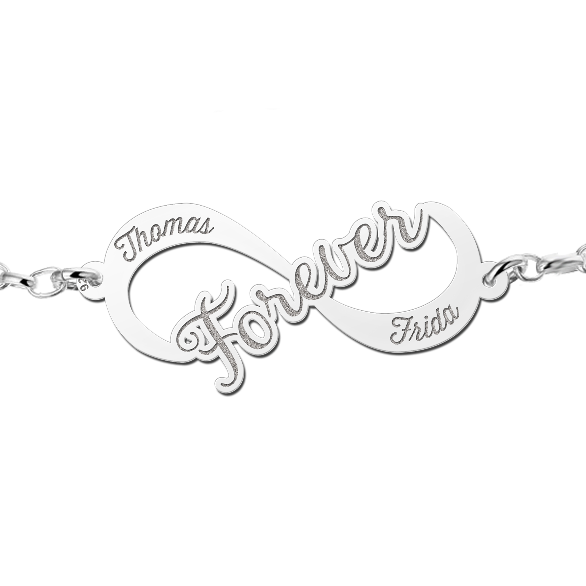 Forever Unendlichkeit Armband aus Silber