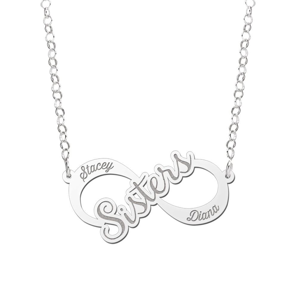 Infinity Kette 'Sisters' aus Silber