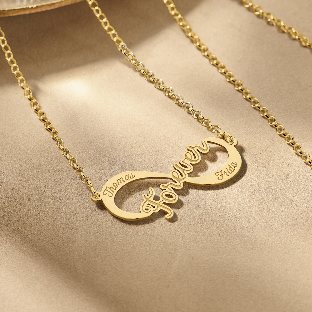 Forever Infinity Halskette aus Gold