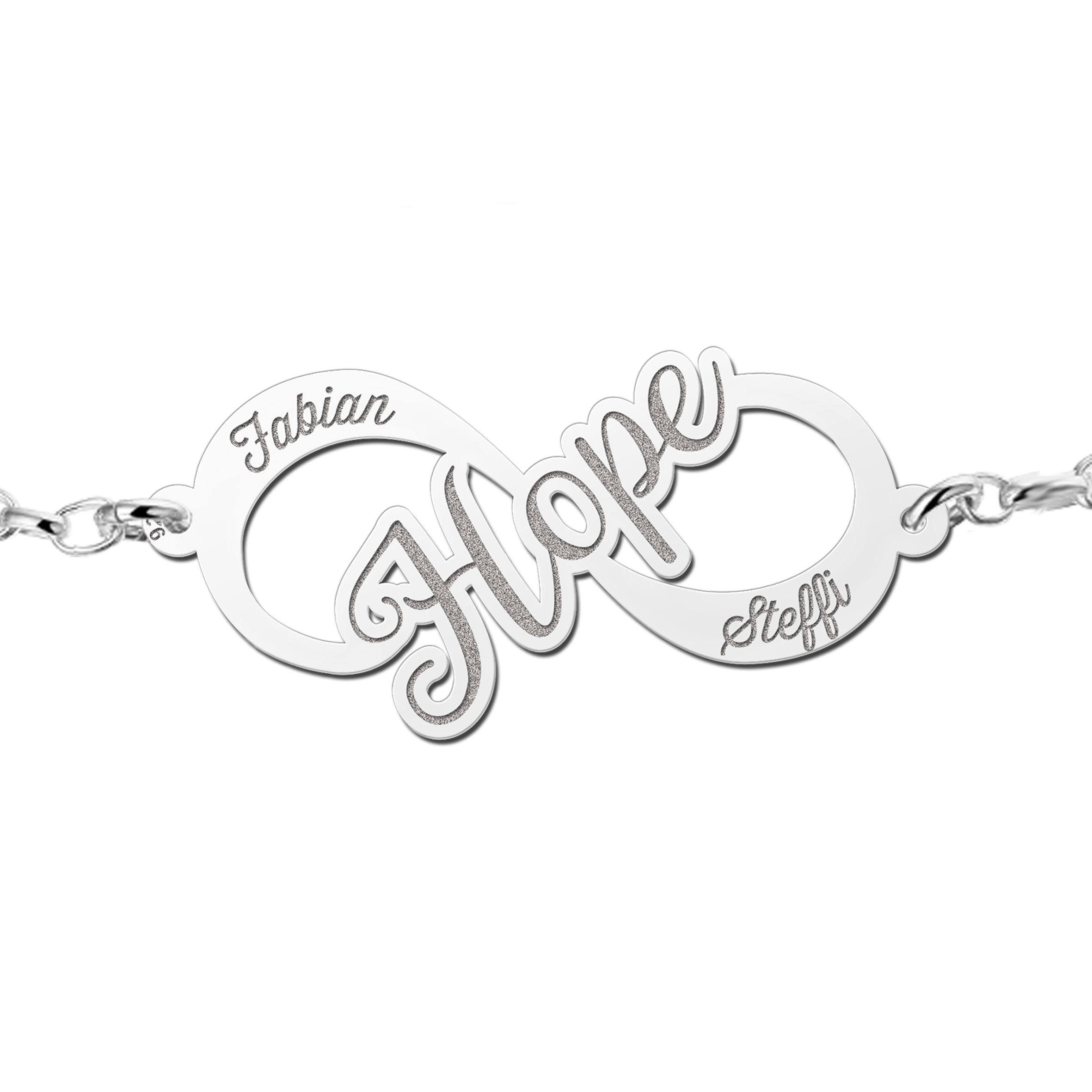 Hope Infinity Armband aus Silber