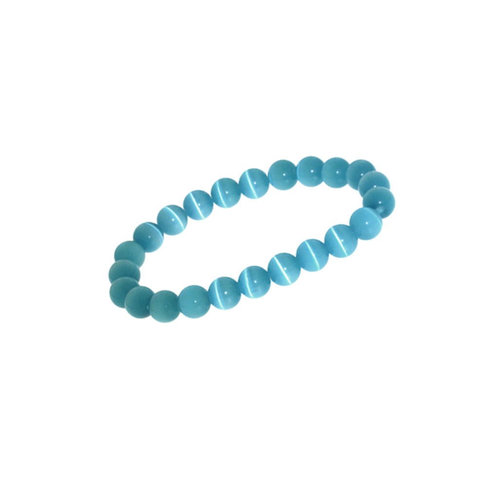 Armband Catseye hellblau