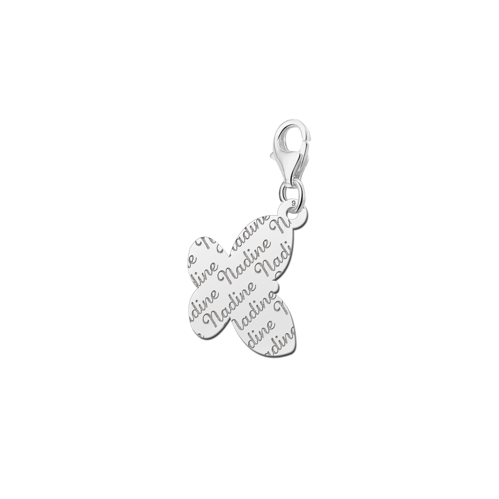 Silberner Charm Schmuck Repeat Schmetterling