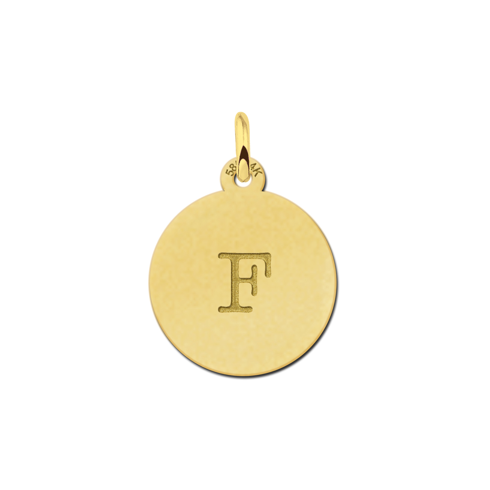 Kette mit Initialen aus Gold