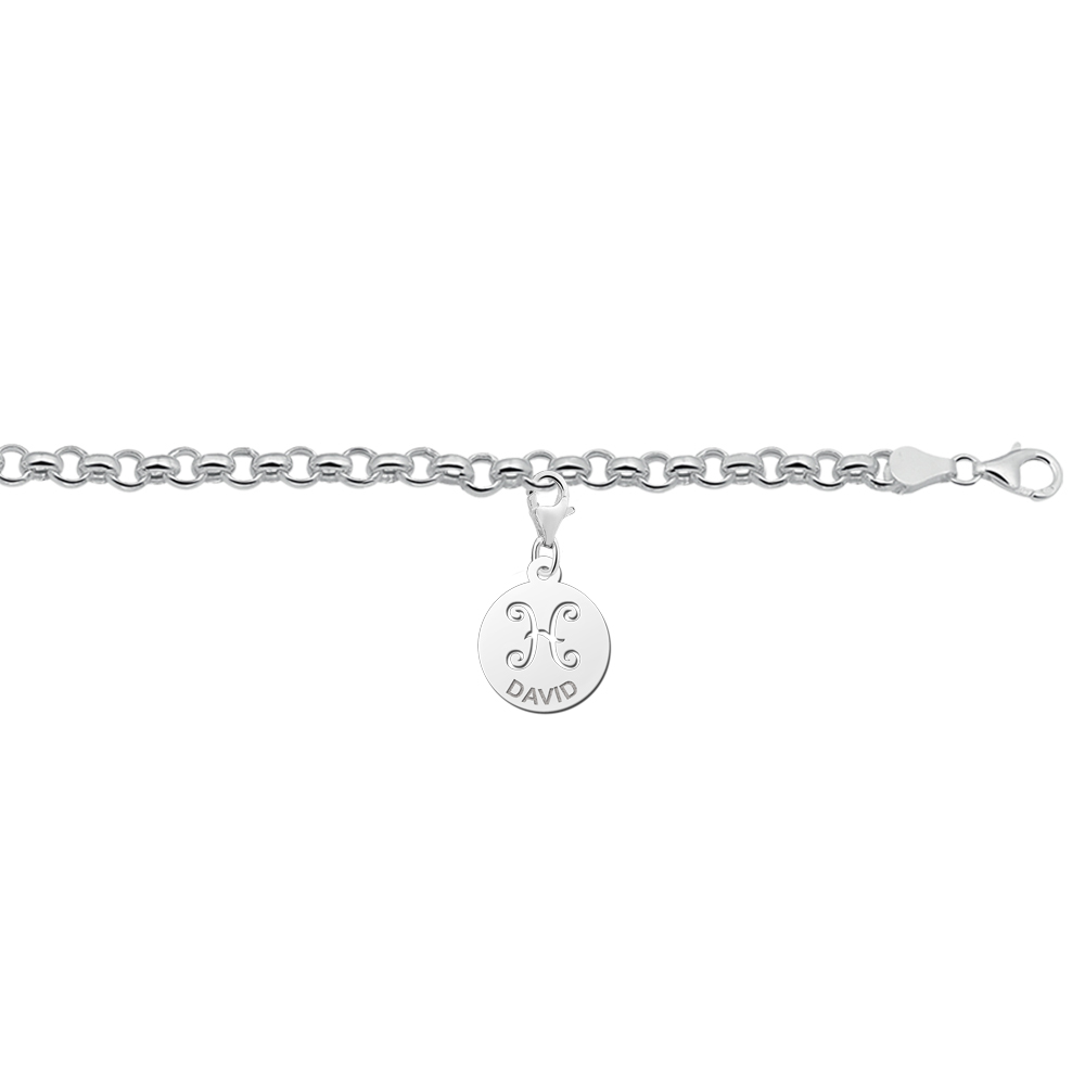 Charm Anhänger Silber Zodiak Fische