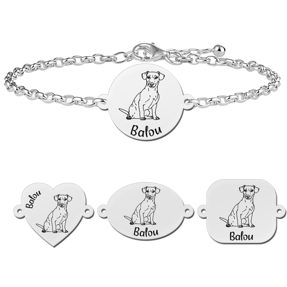 Personalisiertes Hunde Armband Jack Russel