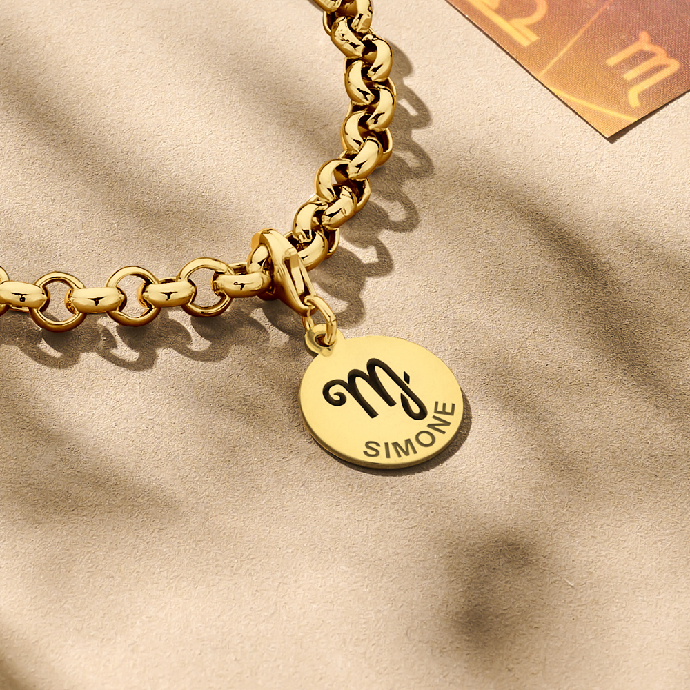 Charm Anhänger aus Gold - Jungfrau