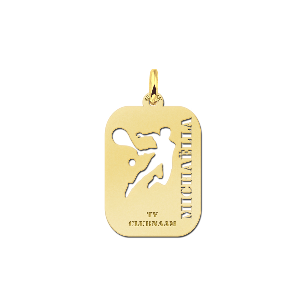 Sport Schmuck aus Gold - Tennis