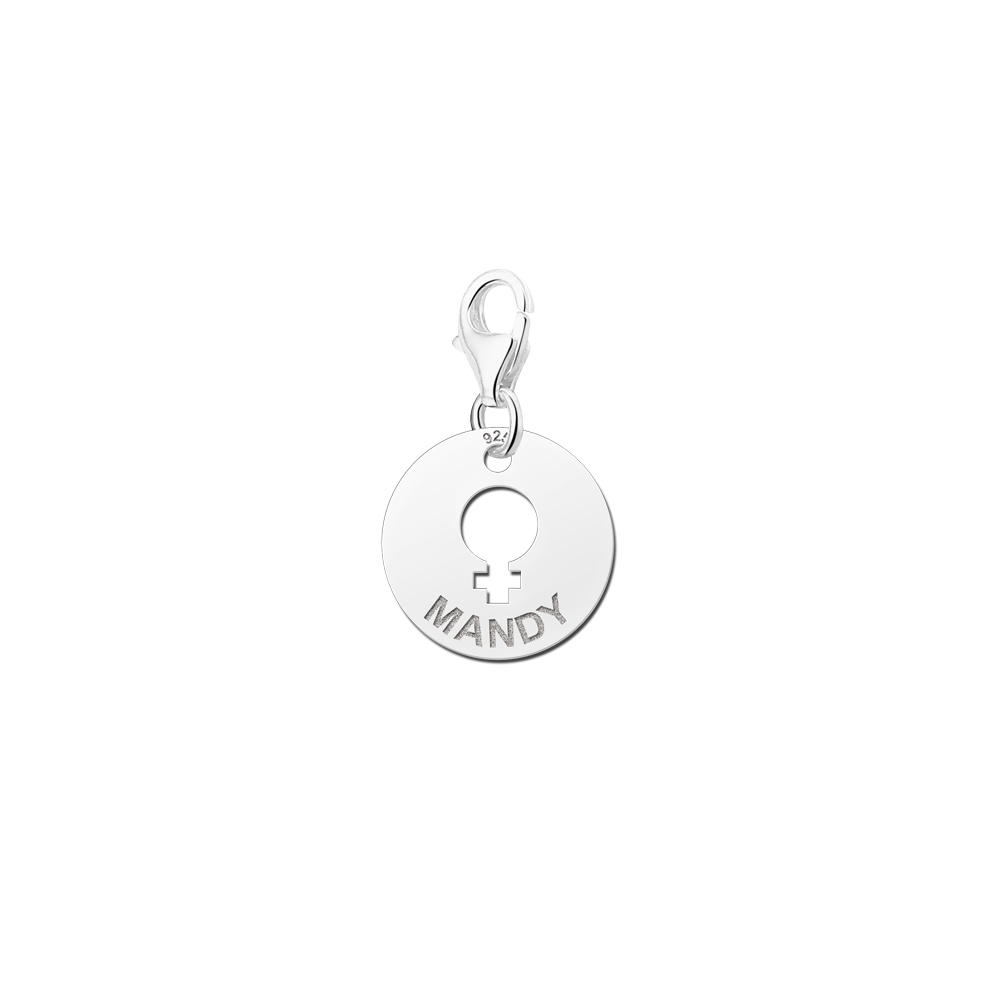 Silber Charm Anhänger Symbol Frau