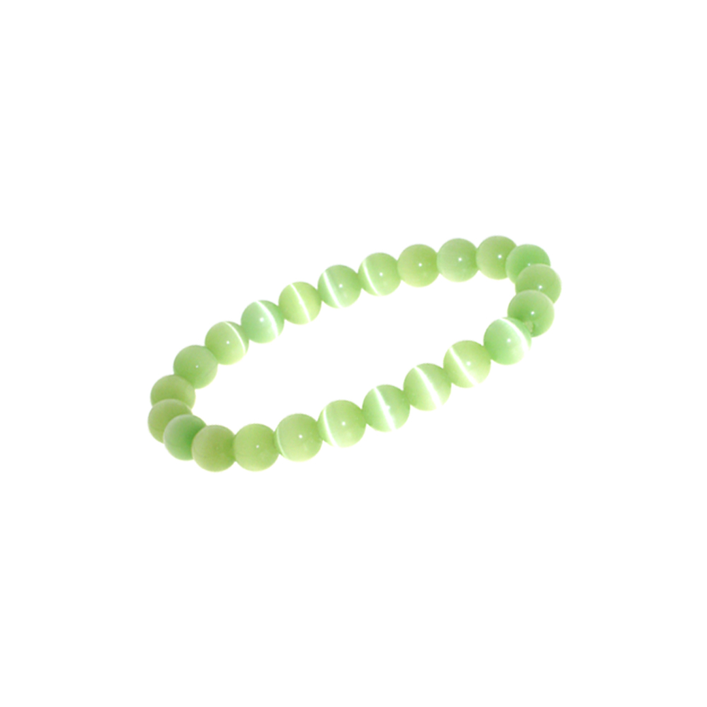 Armband Catseye hellgrün
